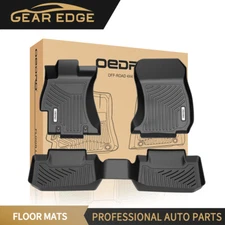 Floor Mats All-Weather 2 Row for 2012-2016 Impreza  2016-2017 Subaru Crosstrek