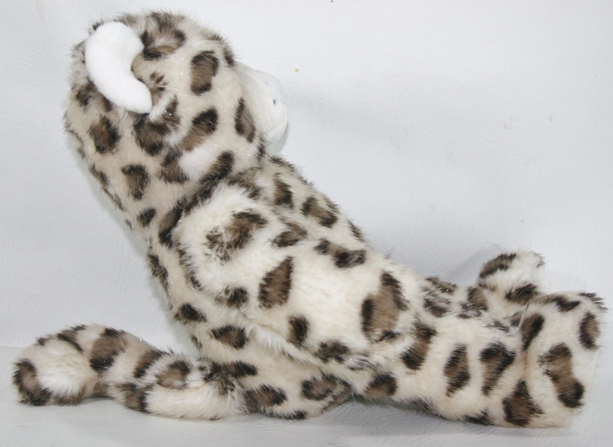 ビルドアベア　ネコヒョウ Build A Bear Workshop SPARKLE SNOW LEOPARD CHEETAH CAT 16