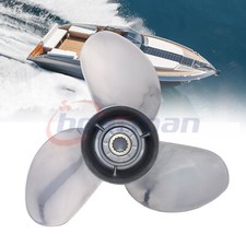 Stainless Steel Propeller 14x17 Fit Suzuki Outboard Motor DFA 50-140 HP 15 Tooth