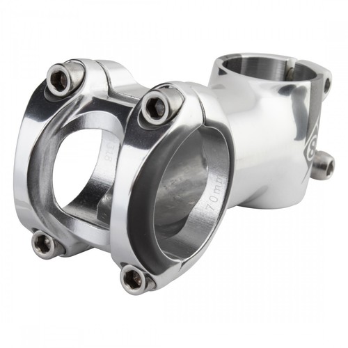 Origin8 Pro Fit Stem Bar 31.8mm 70mm +/-6 Deg Silver Aluminum Road / Mountain - Picture 6 of 6