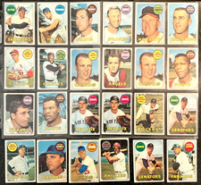 VINTAGE TOPPS BASEBALL 1960s LOT *60* 1963-69 VG/EX+