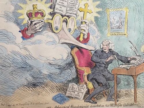 James Gillray “Print Smelling Out A Rat Or The Atheistical Revolutionist”… Bohn