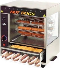 Delicious Hot Dog Roller And Bun Warmer