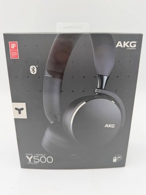 Bay Title  AKG Y500 Wireless Bluetooth On-Ear Headphones Black w/ Box Case
