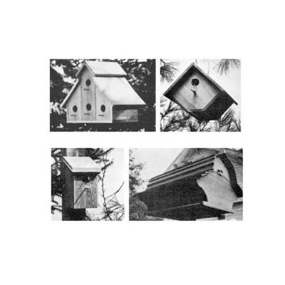 Woodcraft Project Paper Plan to Build Backyard Birdhouse