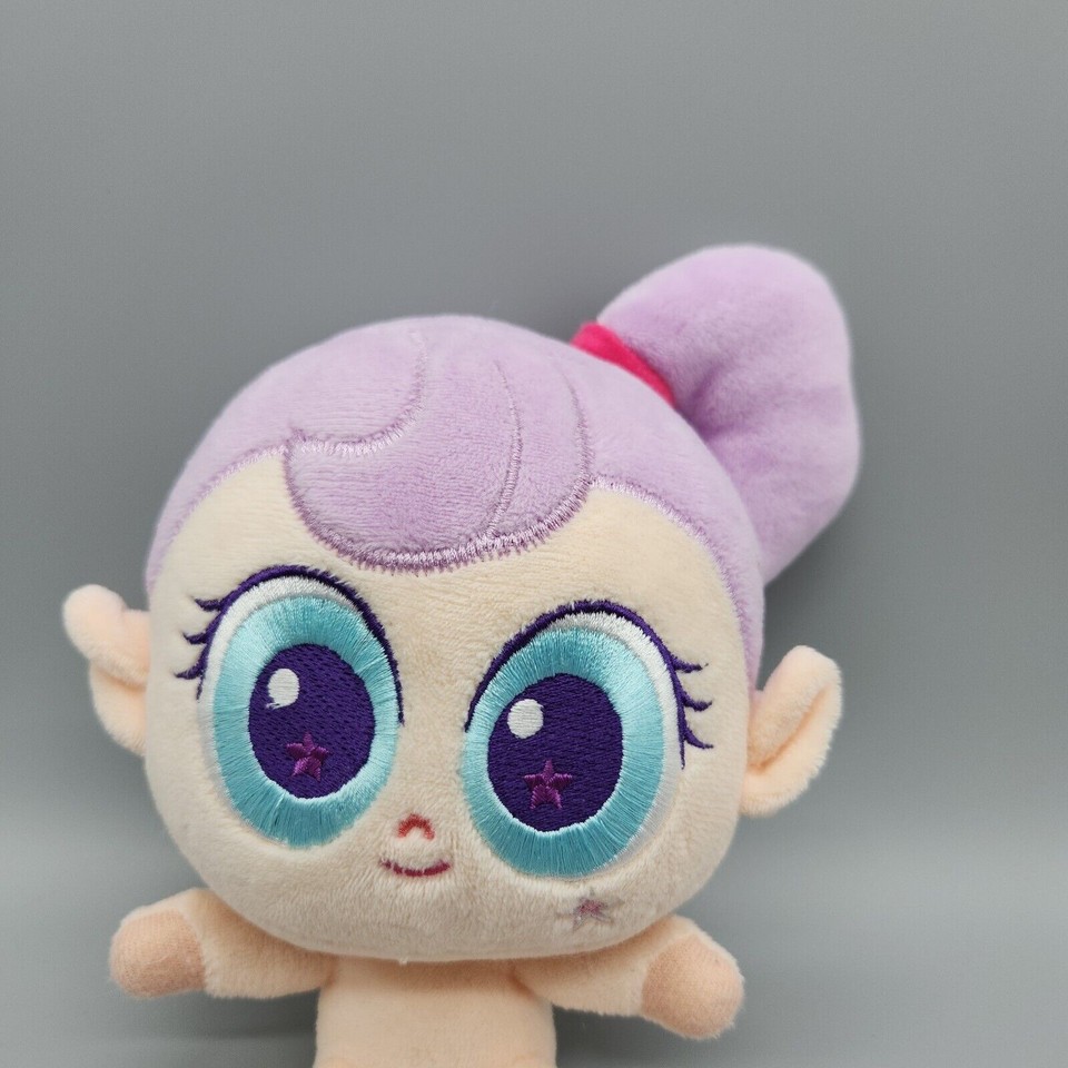 Distroller Baby Doll Plush Purple Hair Star Blue Eyes 9