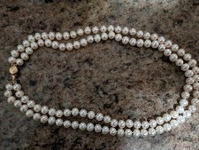 freshwater pearl necklace vintage
