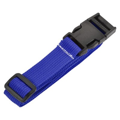 Utility Strap with Buckle 1x40 Inch Polyester Quick Release Belt(Blue)
