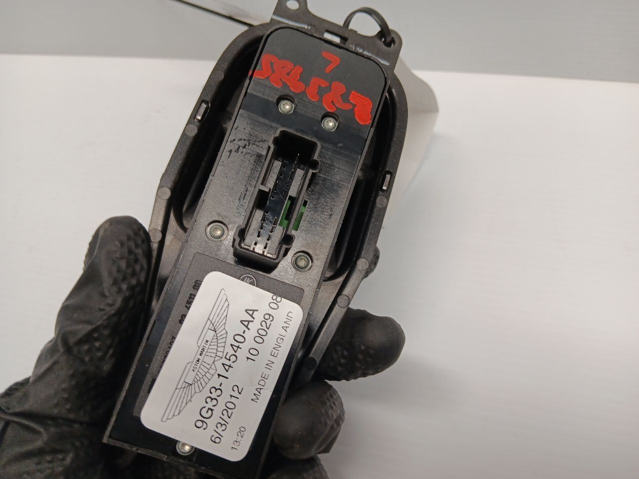 2012 Aston Martin Vantage Master Window Switch Control Panel Button 9G3314540AA