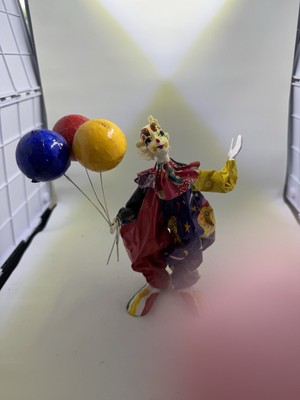 Vintage Mexican Folk Art Paper Mache Clowns