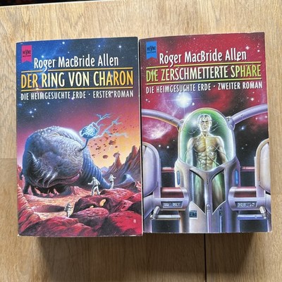 2x Roger MacBride Allen, Heyne SF, Die heimgesuchte Erde 1 + 2, Ring Sphäre