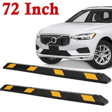 72 Inch Rubber Curb Parking Garage Floor Stopper Heavy Duty Parking Lot Stopper