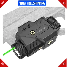 DEFENTAC 800lm Pistol Light Green Laser Combo Magnetic Rechargeable Tactical