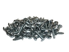 RackGold® M5 Zinc Rack Screws 100 Pack - USA Made