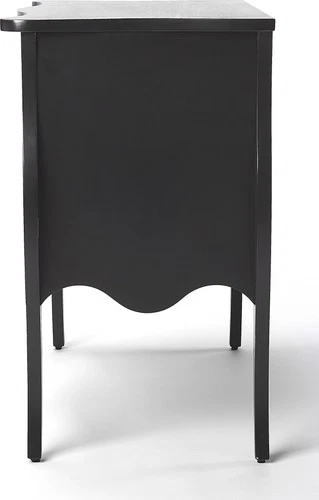 Distressed Black Chest of Drawers – 2 Drawer Storage - Picture 4 of 8