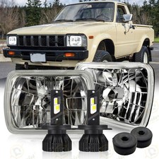Par de faros LED 5x7 7x6" haz alto/bajo para Toyota Tacoma para 4Runner para camioneta