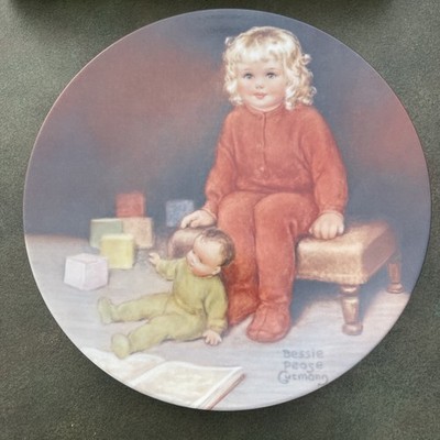 Bessie Pease Gutmann Waiting for Daddy Collector Plate#1146