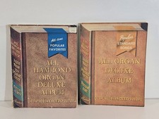 Lot of 2 Vintage Organ Songbooks   All Organ Deluxe Album Over 100 Songs Each 