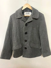 Schott Schott Usa Single Pea Coat 34 Gray Men'S