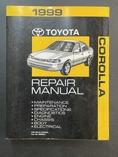 Oem 1999 Toyota Corolla Repair Manual Engine Chassis Electrical Service Rm655u1