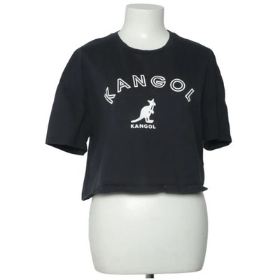 Kangol, T-shirt, Größe: 38, Schwarz, Baumwolle, Print, Damen #IHu