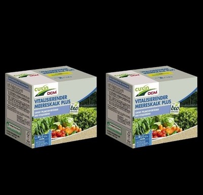 2 x Cuxin DCM Vitalisierender Meereskalk PLUS 1,5kg Algen Dünger Bodenhilfsstoff