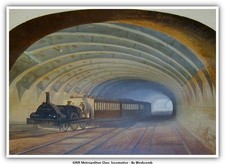 GWR Metropolitan Class  railroad Train Railway