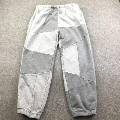 Adidas Sweatpants Womens XL Gray Danielle Cathari Patchwork Fleece Joggers Soft