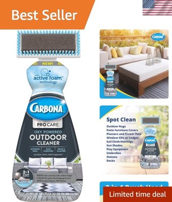 Pro Care Oxy Powered Outdoor Cleaner with Brush | 22 Fl Oz, 1 Pack