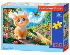 Puzzle 120 el. Kitten s Walk CASTORLAND B-13623 CASTOR