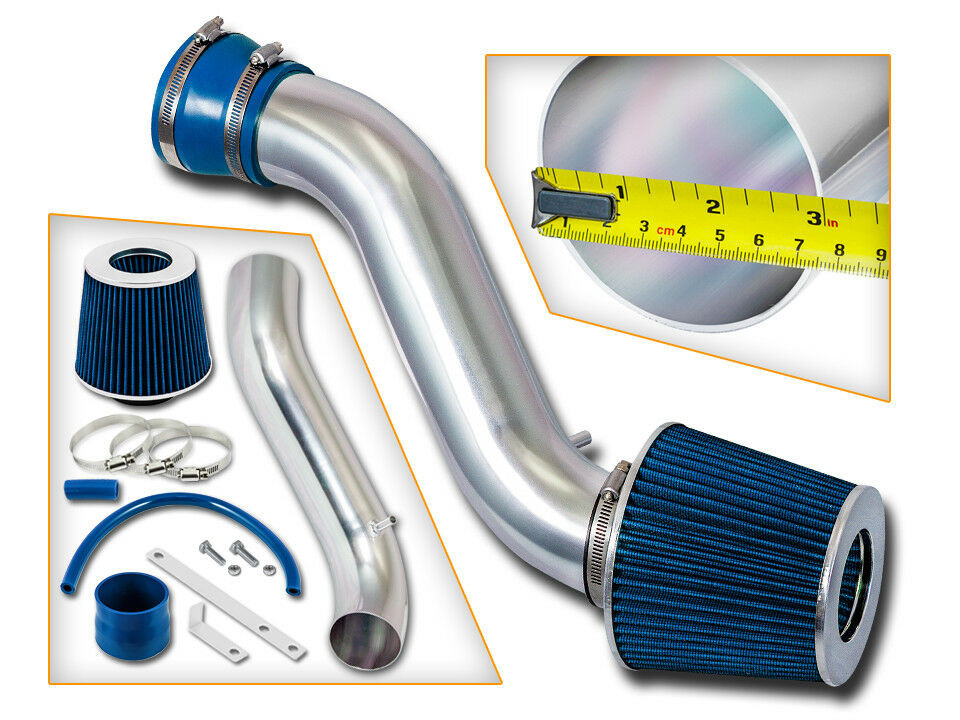 BLUE Sport Ram Air Intake Kit +Filter for 93-98 Jeep Grand Cherokee 5.2L 5.9L V8