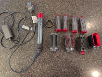 Dyson Airwrap Complete Styler (1st Gen / HS01)   All Attachments, Nickel/Red