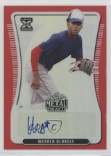 2020 Leaf Metal Draft Red Rainbow 4/5 Werner Blakely #BA-WB1 Auto 18xy