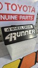 🛻 1984-1989 Toyota 4Runner 4 Wheel Drive Tailgate Emblem Logo Badge OEM (1)
