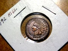 Beautifully Toned Brilliant Uncirculated 4 Diamonds 1892 Indian Head Penny D15