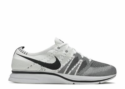 Nike Flyknit Trainer 2017 OG White Black AH8396-100 Size 10 New
