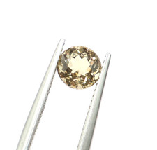 Natural Yellow Beryl Faceted Gemstone, Genuine Beryl Cut 1.15 Ct, 6.50 MM