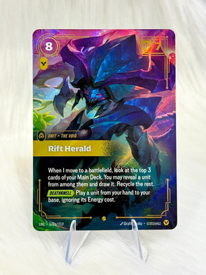 Rift Herald UNL 179a/219 (Alt Art) Riftbound Unleashed NM/M