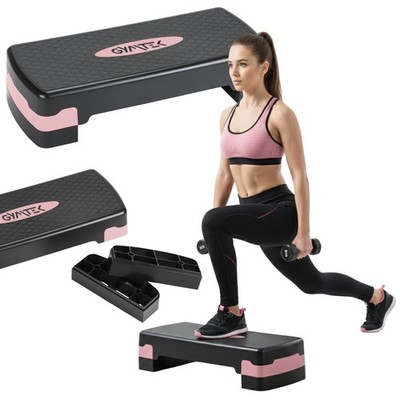 Gymtek  Aerobic Stepper, Step, Steppbrett, Step Trainer 2 Stufen 10-15 cm 100 kg