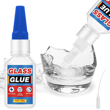 Super Glue, Fast-Drying Clear Repair Glue with Anti-Clog Cap, Heavy Duty Waterpr