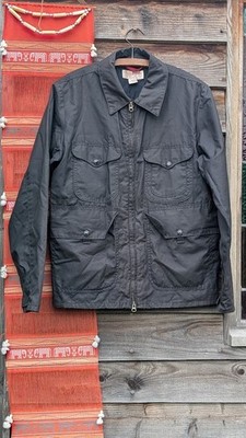 Filson Cover Cloth Bell Bomber Jacket | Small | Black | Made in USA | 10450