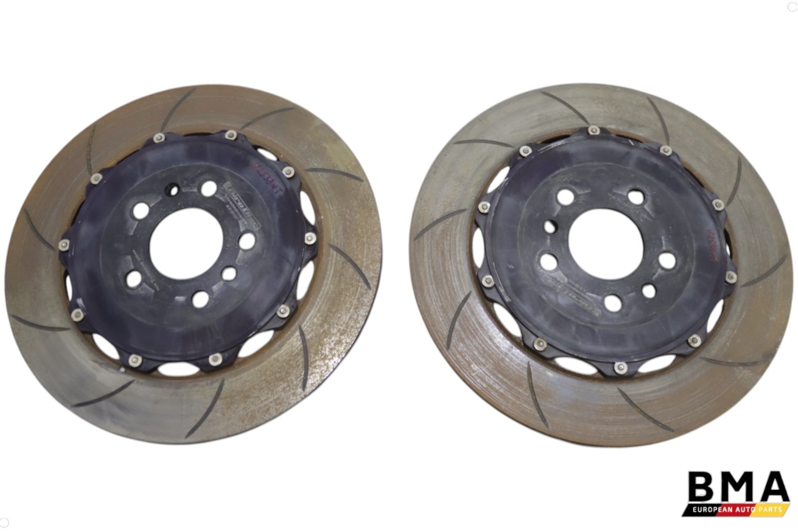 Audi R8 V10 GiroDisc Rear Left & Right Side Brake Disc Rotor Set 2017 - 2023