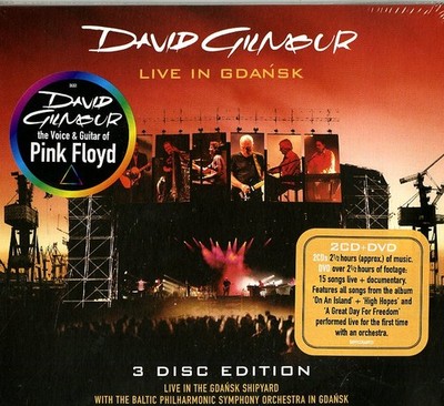David Gilmour - Live In Gdansk - 2 CDs + DVD (mit der baltischen Philharmonie Sym...