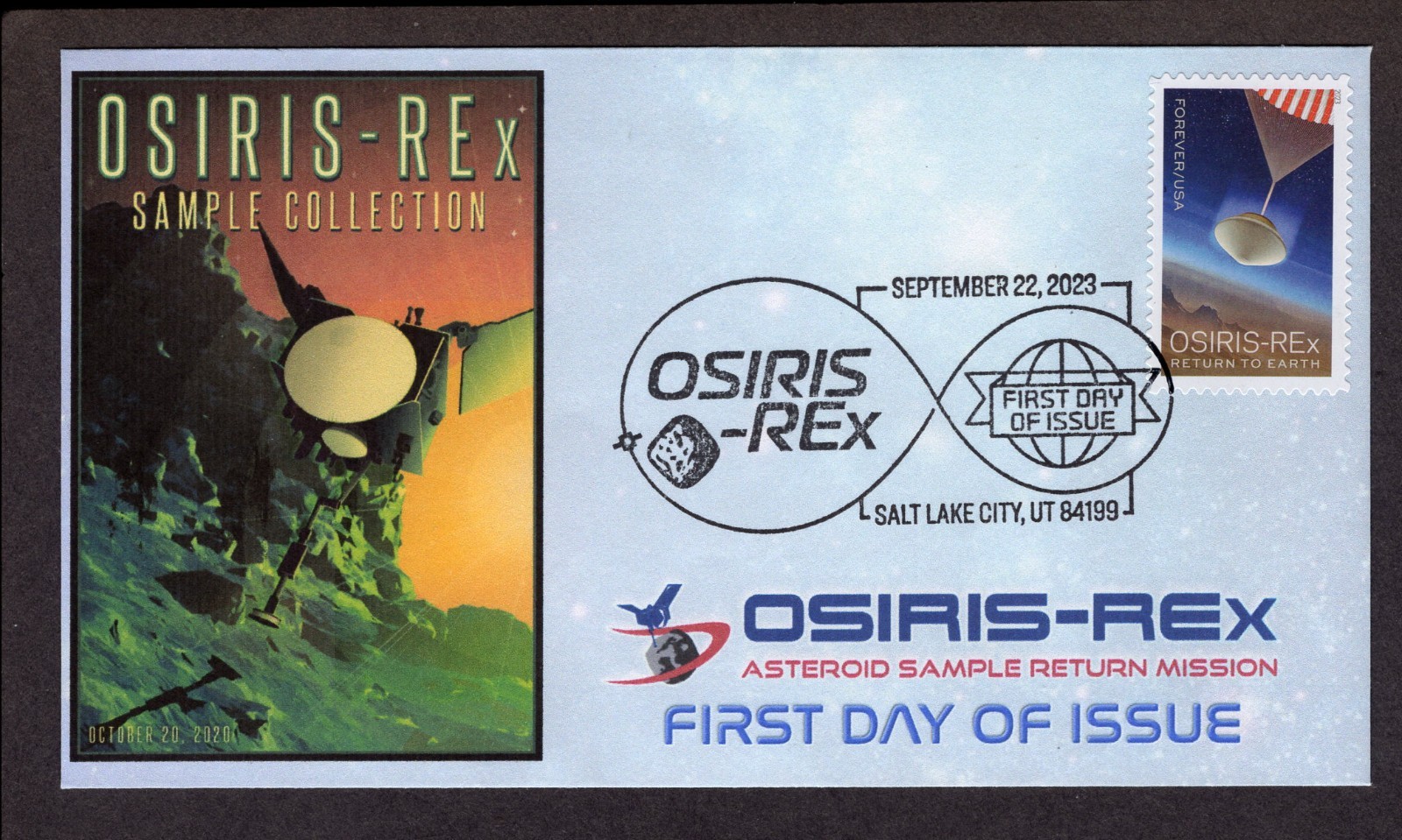 1st Day of Issue - OSIRIS-REx - 