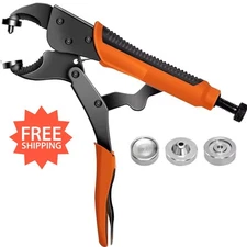 Heavy Duty Snap Fastener Tool - Boat Cover, Metal Snaps, Canvas, Sewing, Tarps✅