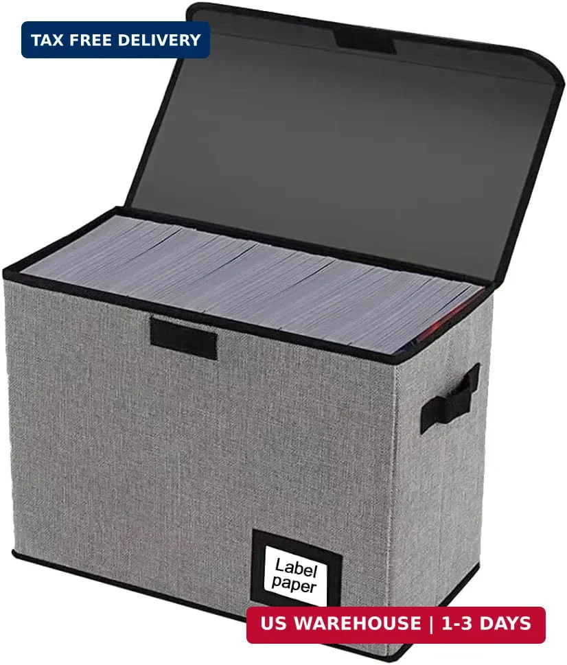 Comic Book Storage Box, Collapsible Book Storage Box magazine Boxes