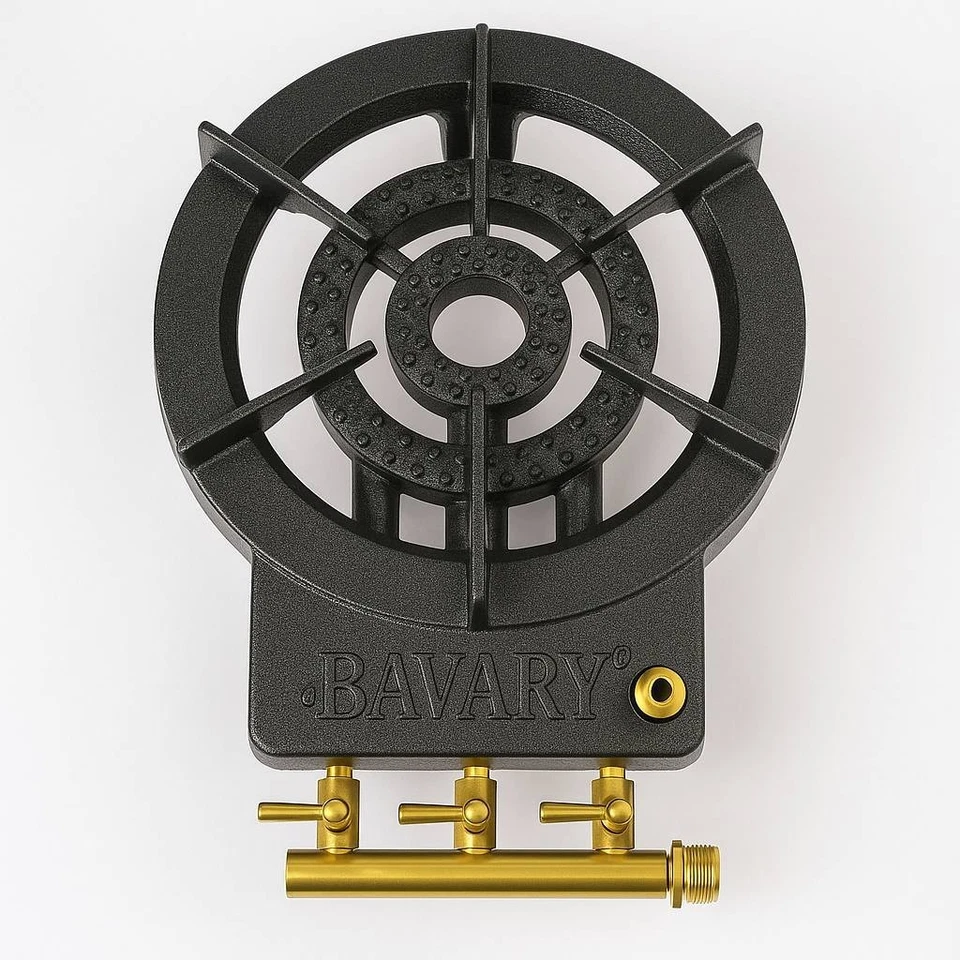 Hockerkocher Profi Wokbrenner Gasbrenner Gusseisen Gaskocher Camping Outdoor TOP - Bild 4 von 4