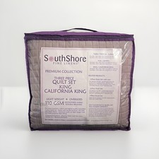 Southshore Fine Linens 3 Piece Quilt Set King California King Premium Collection