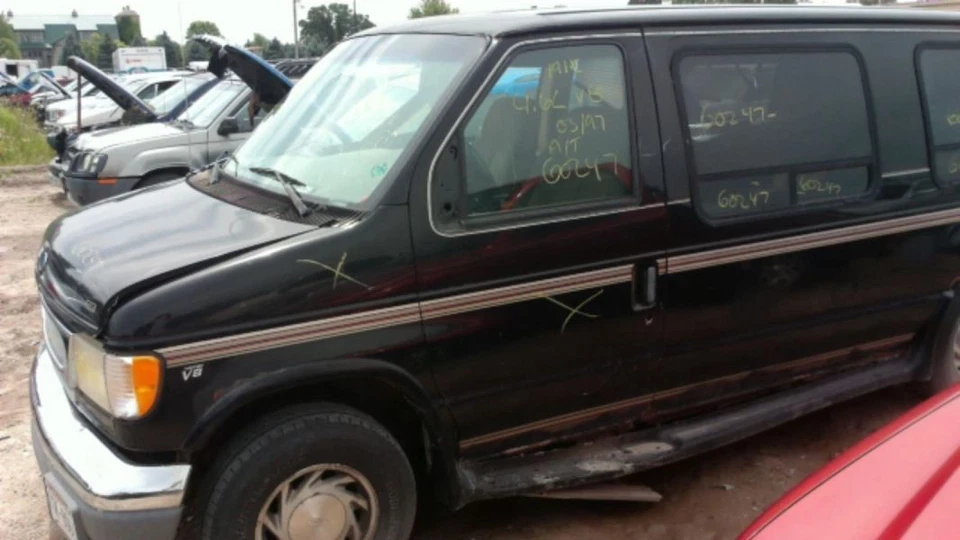 (LOCAL PICKUP ONLY) Driver Quarter Glass Front Tinted Fits 92-14 FORD E150 VAN 4 Foto 4 de 4