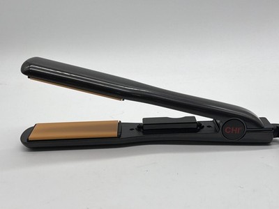 CHI Tourmaline Ceramic Flat Iron 1.5'' Hair Straightener Onyx Black